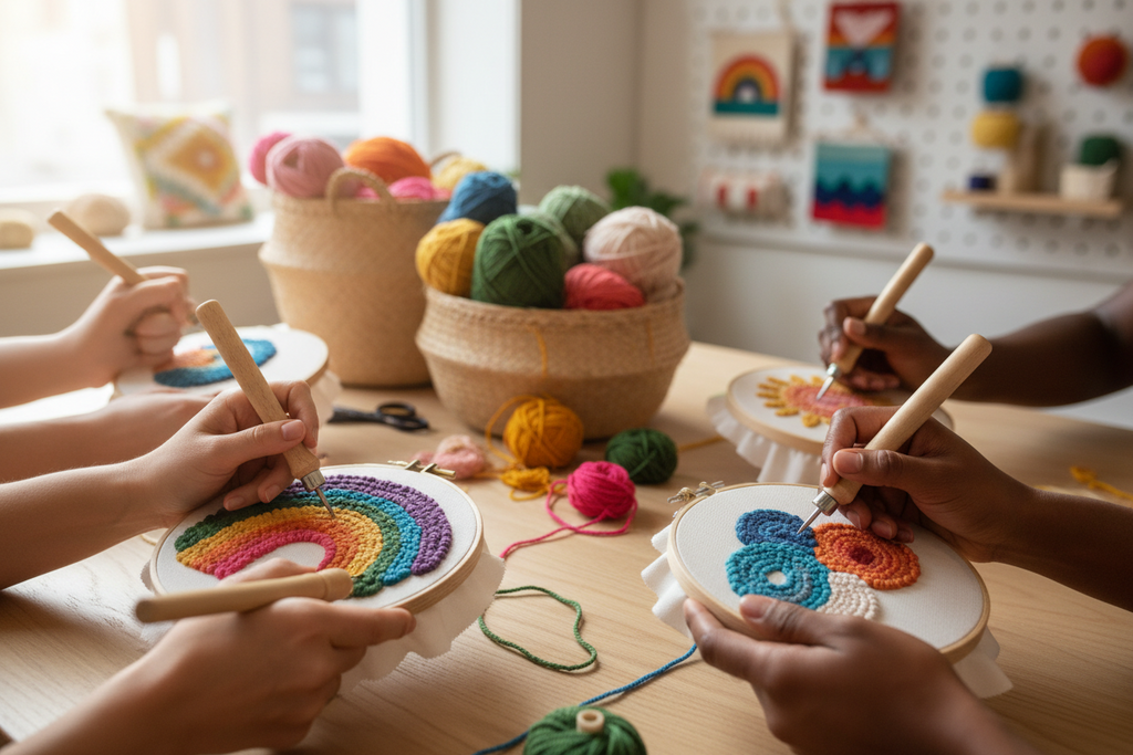Punch Needle & Textile Play