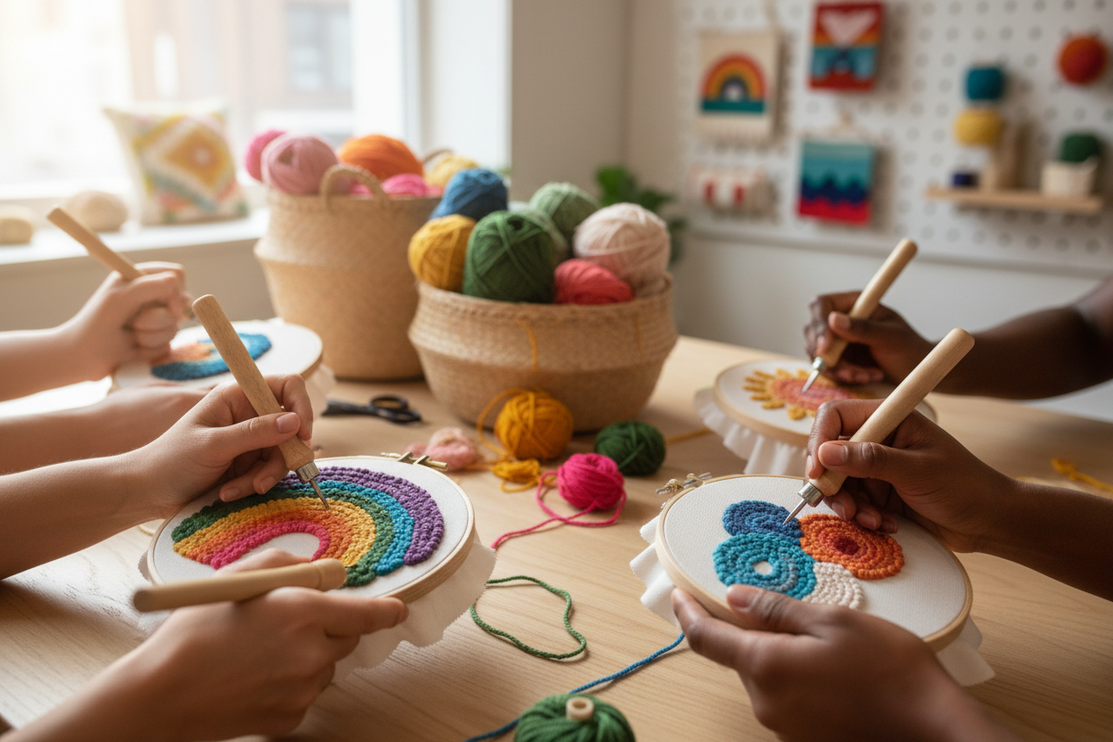 Punch Needle & Textile Play